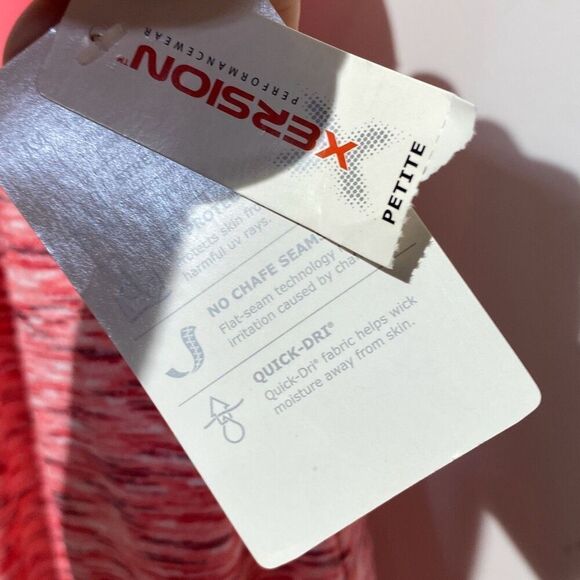Xersion Women's Quick-Dri Stretch UV Protection Performance Tank Top Petite NWT - Picture 6 of 10